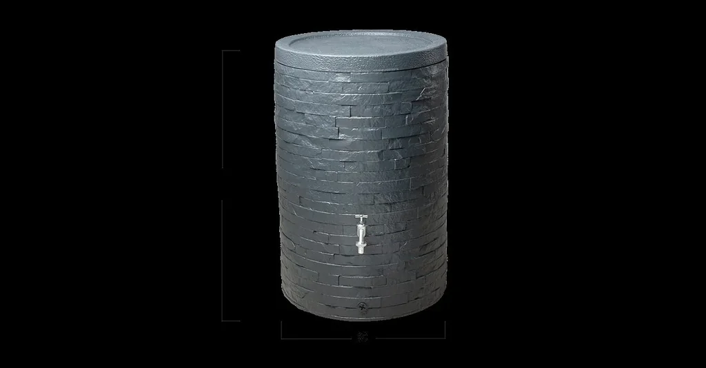 Regenspeicher "Muro", Grau, 260 Liter