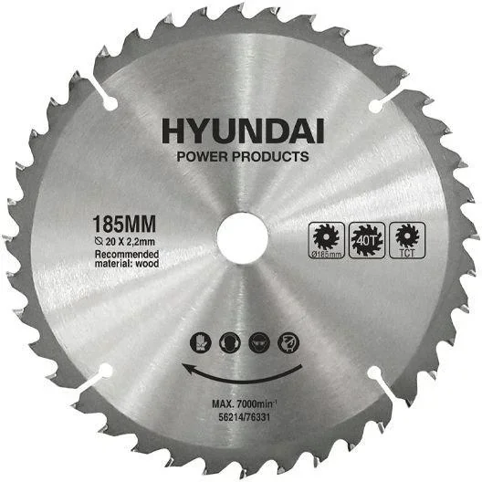 Sägeblatt 40T/185mm für 56212