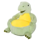Plüsch-Kindersessel Plüschtier Kinderstuhl Sofa Dinosaurier für Spielzimmer Kinderzimmer für 18-36 Monaten Grün 60 x 55
