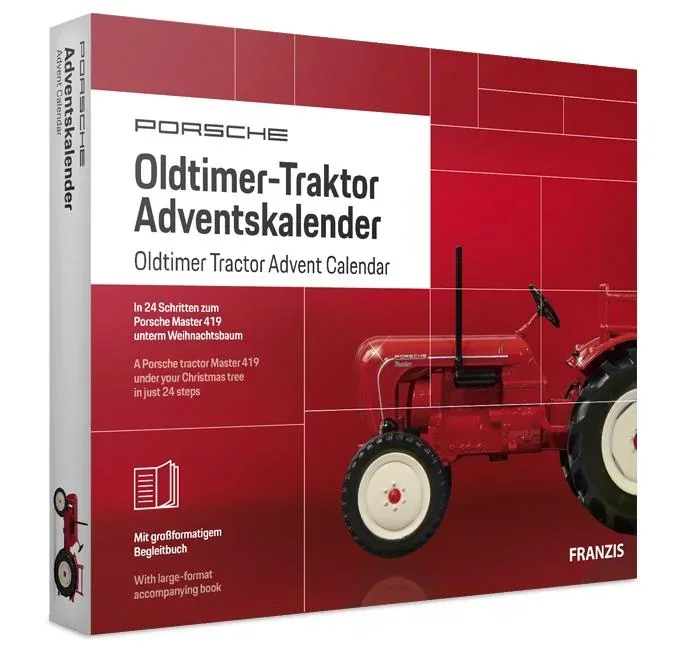Porsche Oldtimer Traktor Adventskalender