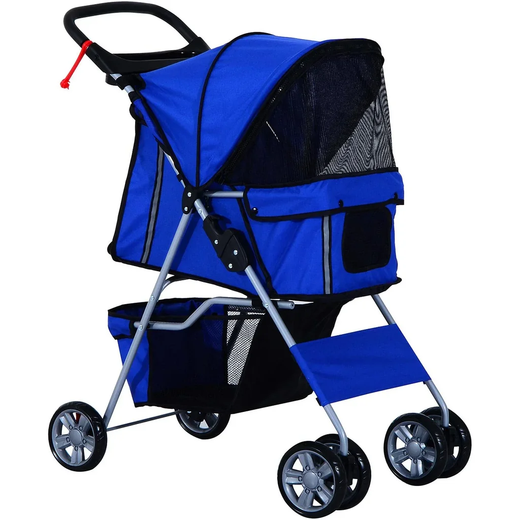Hundewagen Hundebuggy Blau