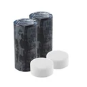 WC-Star Nachfüll-Set, 4-teilig, mit 2 x WC-Hygienestein, 2 x Antikalk-Stein, zu WC-Star 914104