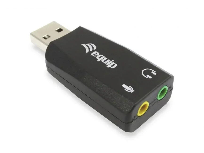 Soundkarte USB 2.0, 3.5 mm, Stereo, Mic-In Line-Out, extern