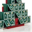 Adventskalender Weihnachtsbaum - aus Holz