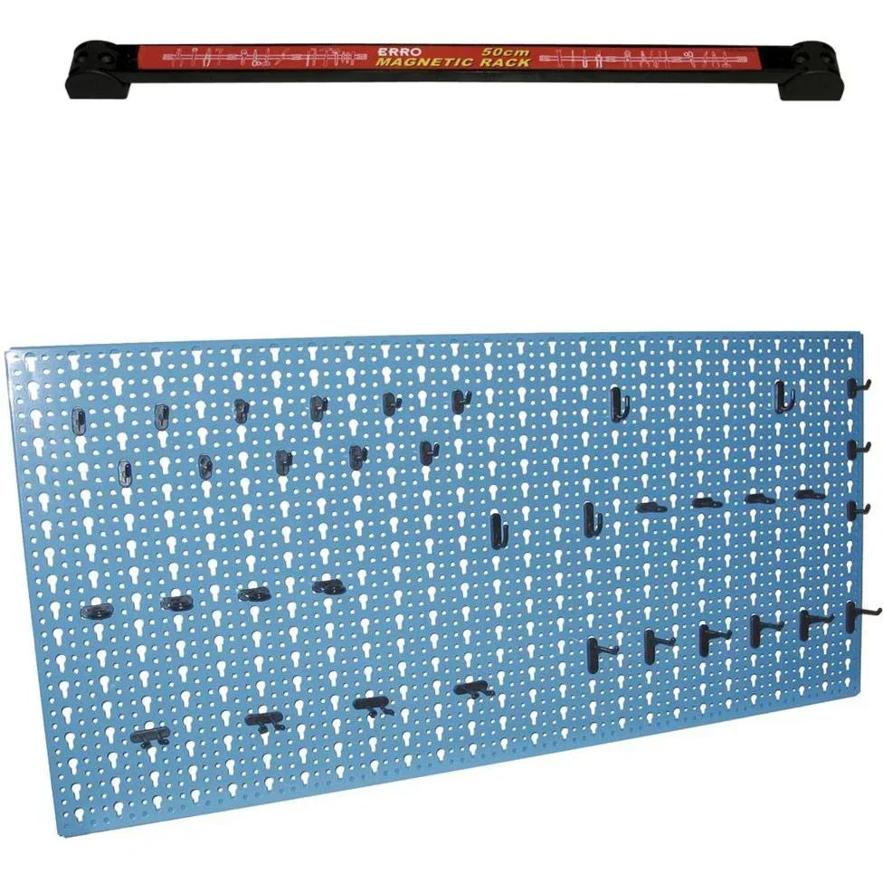 Werkzeugwand - 36 Haken mit magnetischer Werkzeughalterung