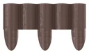 Gartenpalisade 2,4 m ECO braun
