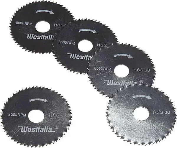 Sägeblatt Set 5 tlg. HSS/ 60 Z für Mini Tauchsägen