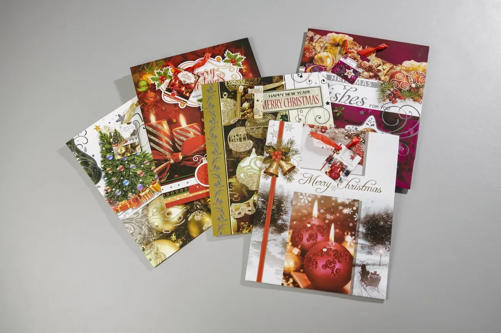 Geschenktüten "Weihnachten", 5 Stück