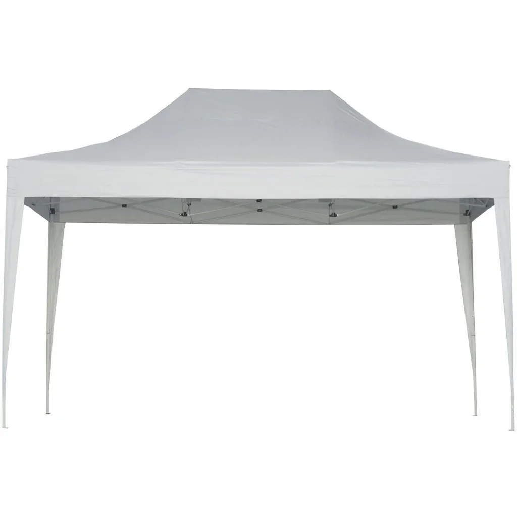 Faltpavillon 3x4.5m weiß Metall