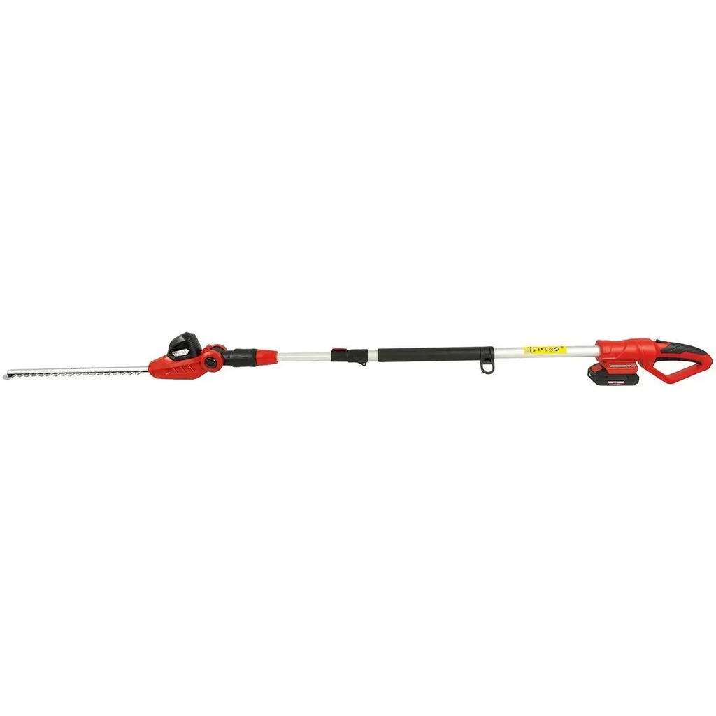 Heckenschere mit Teleskopstiel, Akku und Ladegerät - 41cm Schnittlänge - AHS 2020 T-Lion