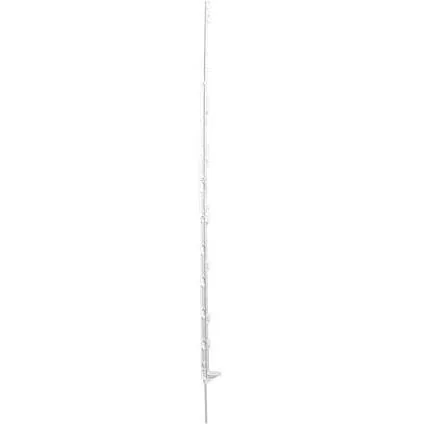 Vollkunststoffpfosten mit Stahlspitze, 156 Cm (5 Stück)