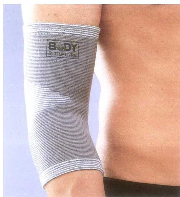Ellenbogenbandage, elastisch grau Gr. S/M