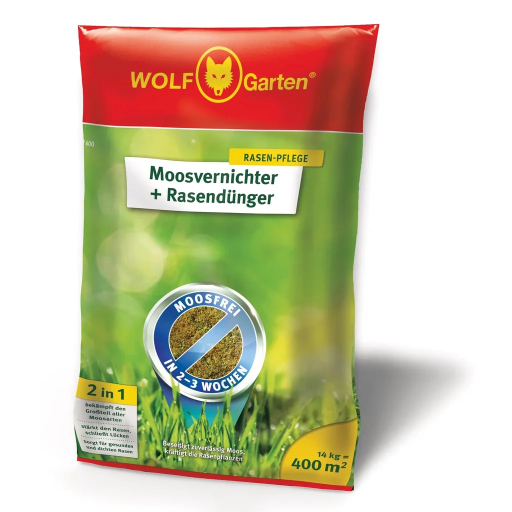 Moosvernichter und Rasendünger SW 400, 14 kg für 400 m²