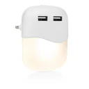 LED Nachtlicht mit 2 USB Anschlüssen