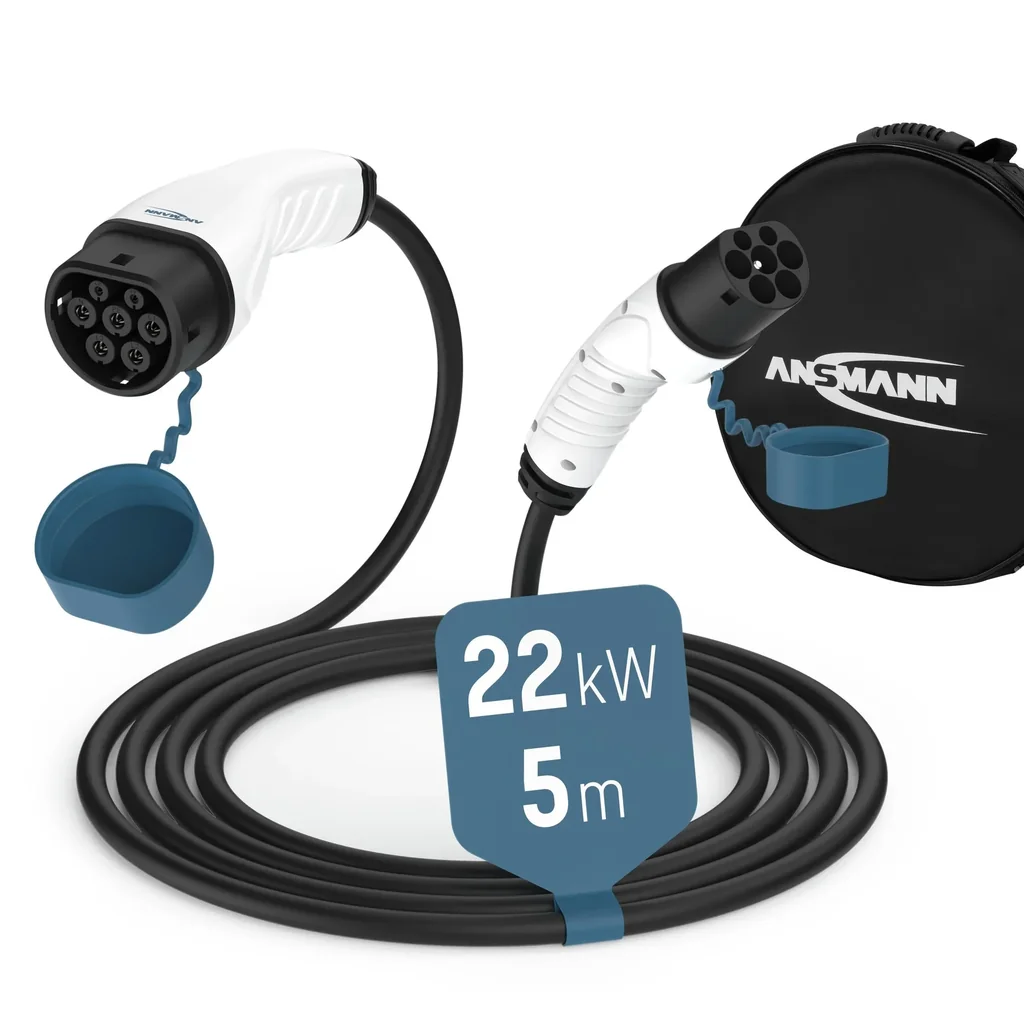 Autoladekabel 22KW TYP2 MODE 3 32A 500cm