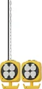 Stromverteiler, IP20, 2 x 4 Schutzkontakt-Steckdosen