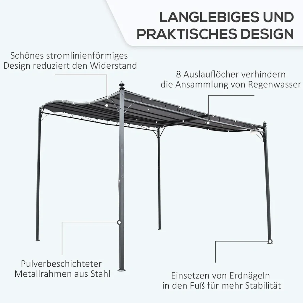 Pergola Gartenpavillon Pavillon Üb