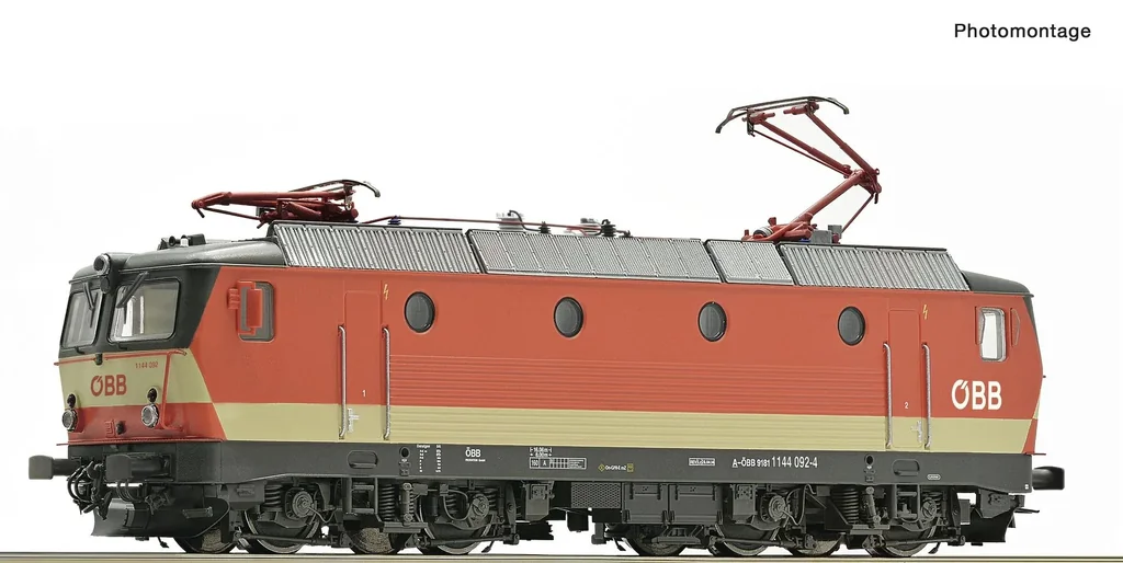 Elektrolokomotive 1144 092 der Österreichischen Bundesbahnen, H0, DCC