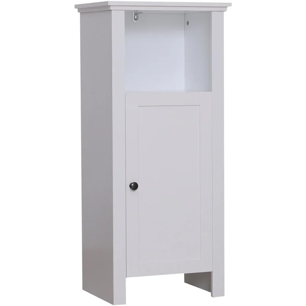 Badschrank Badmöbel Badezimmerschrnak Wandschrank 3 x Fach Holz Weiß 40 x 30 x 90 cm