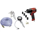 Druckluftzubehör-Set, 10-teilig