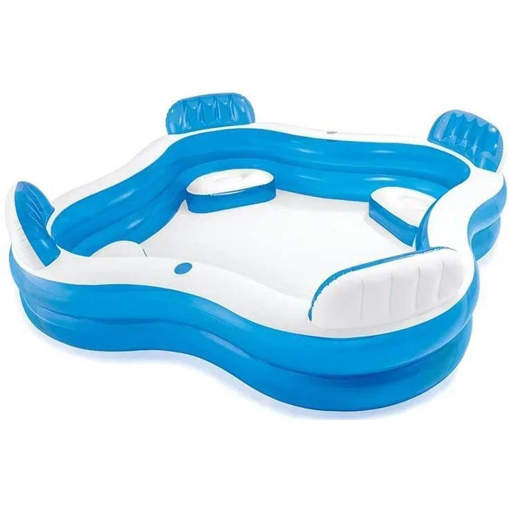 Aufblasbares Becken mit Sitz