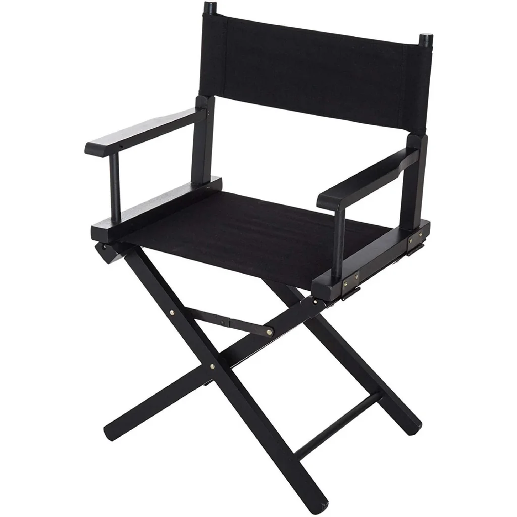 Gartenstuhl Klappbar Regiestuhl Landhaussessel H83cm Buche Schwarz