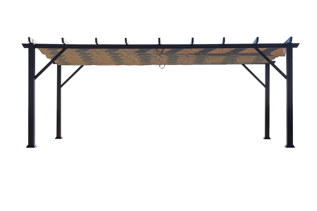 Paragon Outdoor Aluminium Pergola Modena 12x20 espresso
