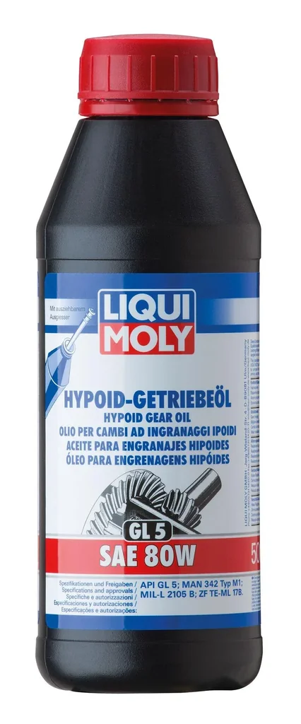 Hypoid-Getriebeöl (GL 5) SAE 85W-90, 500 ml