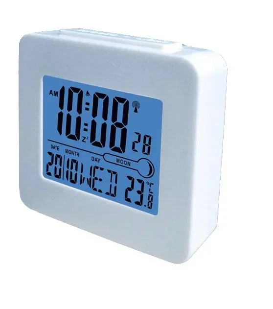 Digitaler Funkwecker REC-34 weiß