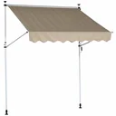 Markise Klemmmarkise Beige 300 x 150cm