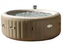 Bubble-Jacuzzi mit hartem Wasser
