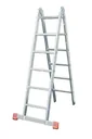 Gelenk Doppelleiter Alu 2 X 6 Sprossenleiter