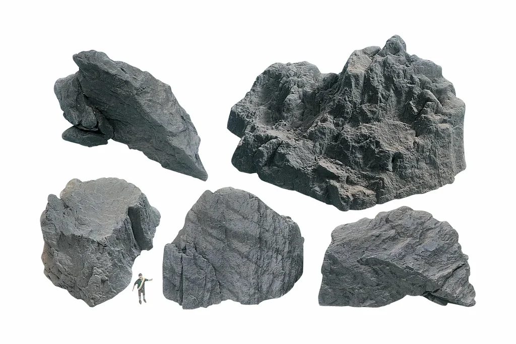 Felsstücke Granit