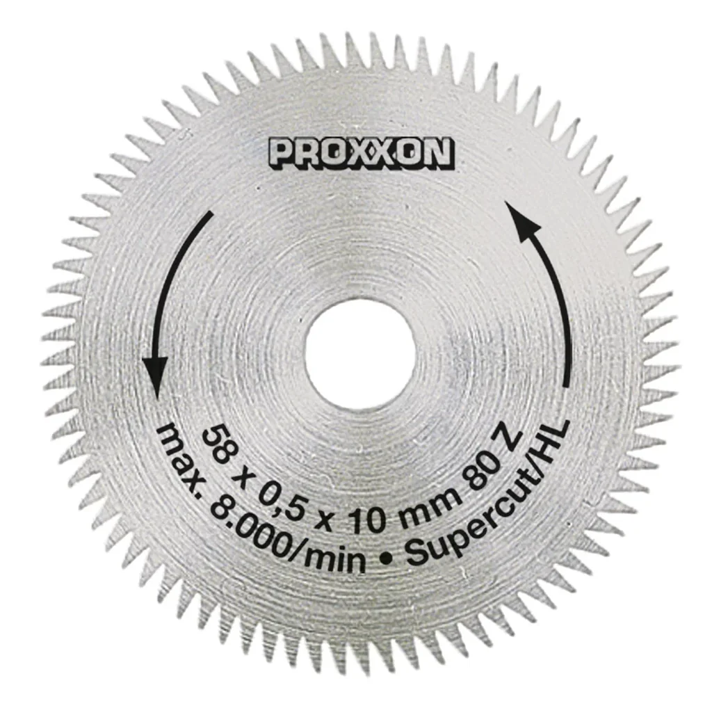 Kreissägeblatt "Super-Cut", 58 mm (80 Zähne)