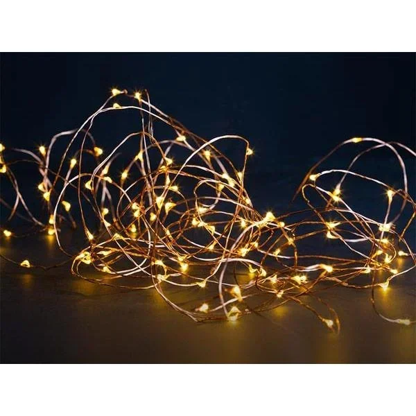 Vellight Weihnachtsbeleuchtung - 12m - 120 LEDs - Warmweiß - Innenbeleuchtung