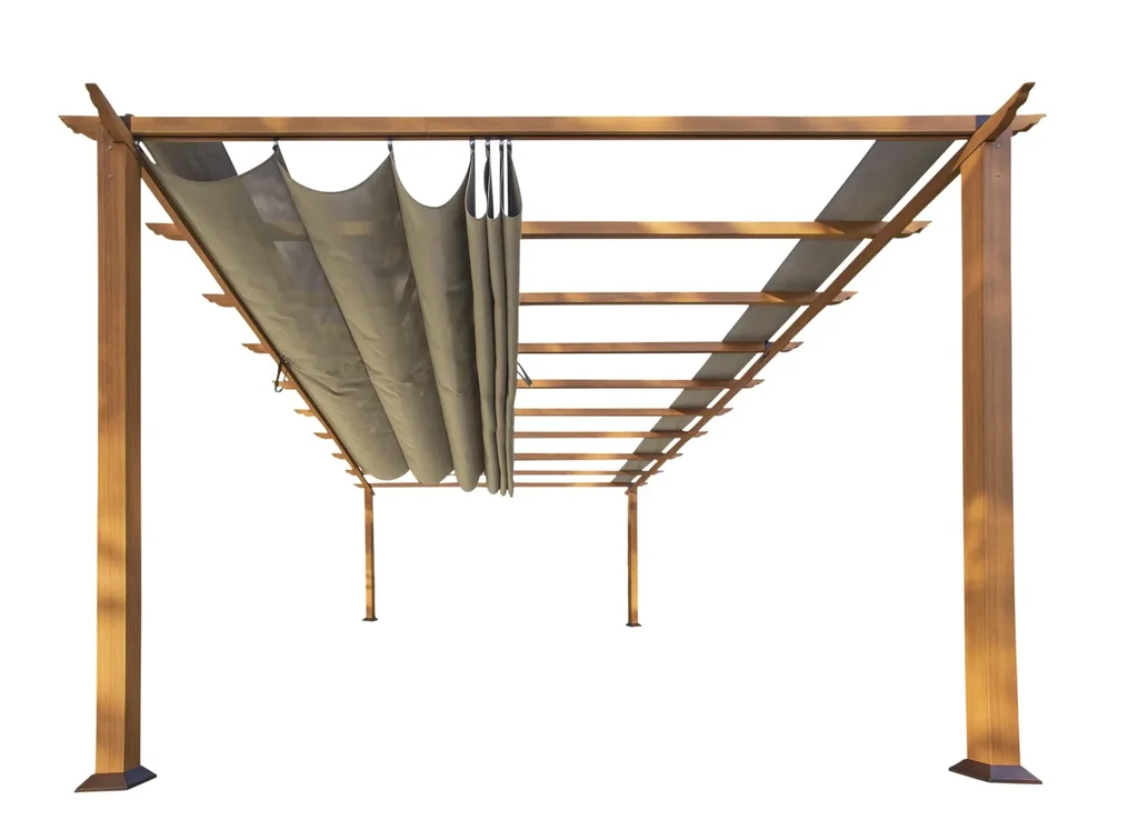 Outdoor-Pavillon „Florenz“ - mit verstellbarem Sonnensegel