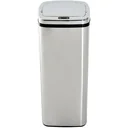 Mülleimer Automatik mit Sensor Edelstahl 50L Silber