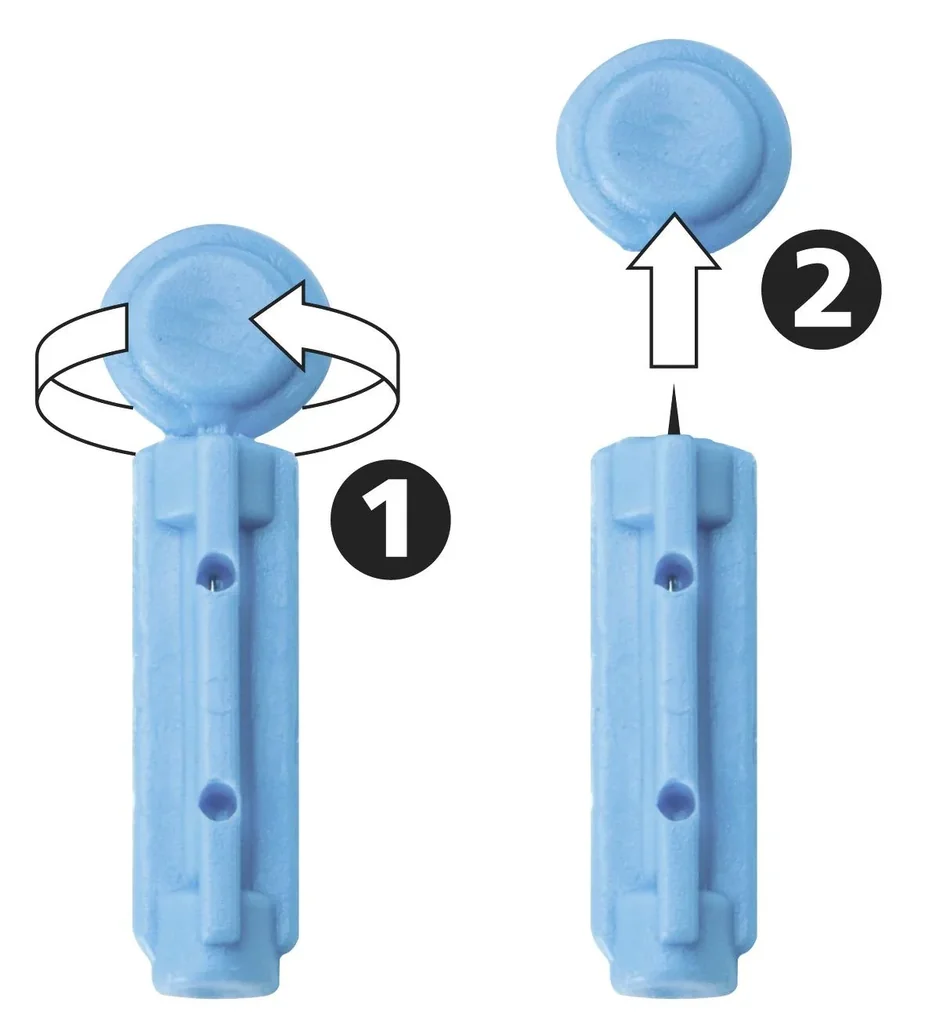 Lanzetten für Stechhilfe, „MediTouch 2“, 100 Stück