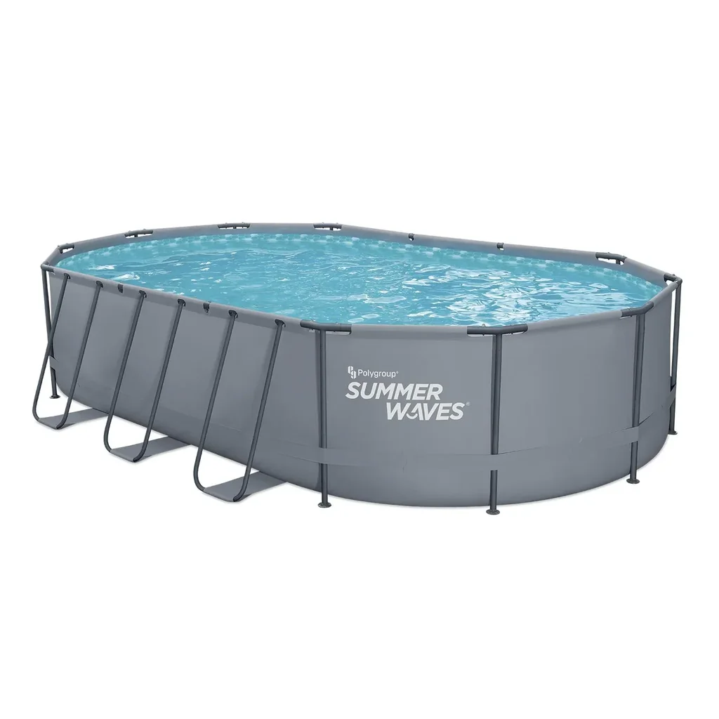 Active Frame Pool 610 x 366 x 122 cm anthrazit