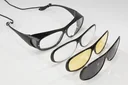 Schutzbrille mit 3 Wechsel-Rahmen
