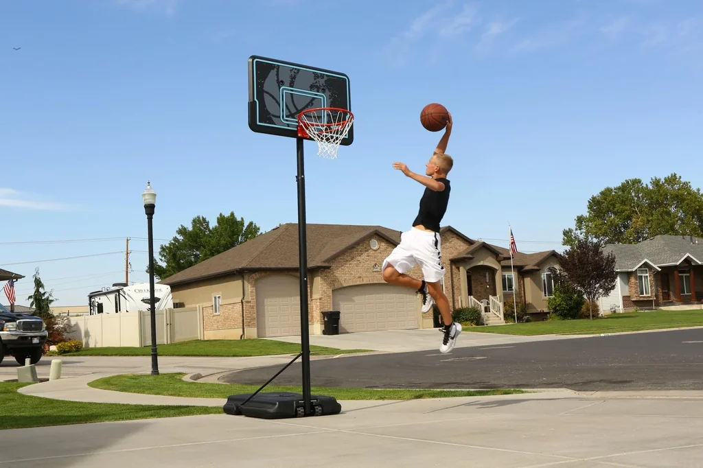 Basketball Korb Texas Blau/Schwarz