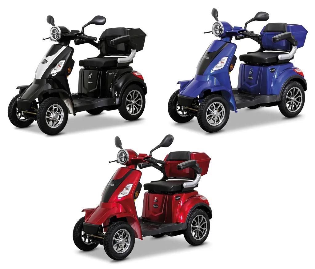E-Quad 25 V. 2 Blau - 1.000 Watt + Straßenverkehrszulassung