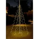 Pro Garden Flagpole Lichter - 360 LED's - 8 Meter - warmweißes Licht - wasserdicht