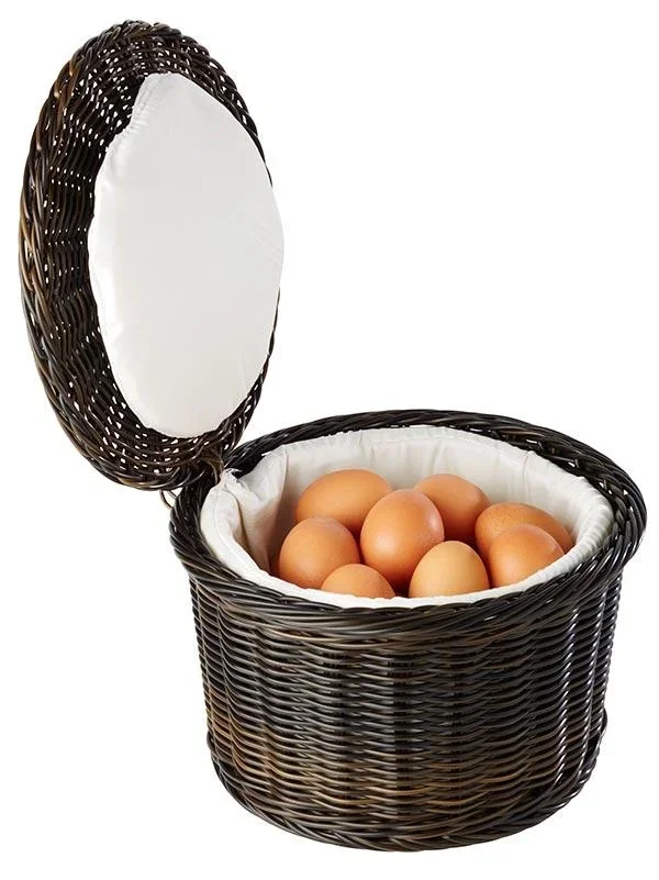Eierkorb PROFI LINE" - Warmhaltekorb für ca. 20 Eier, mit Stofffutter