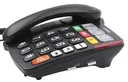 Großtastentelefon mit extra großen Tasten und 3 Notfallknöpfen.