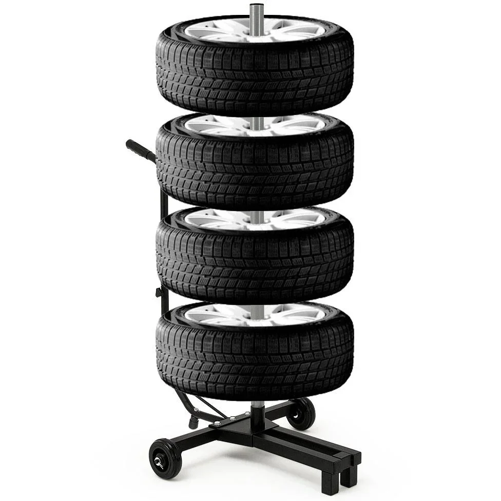 Reifenständer mobil - für 4 Reifen bis 225 mm