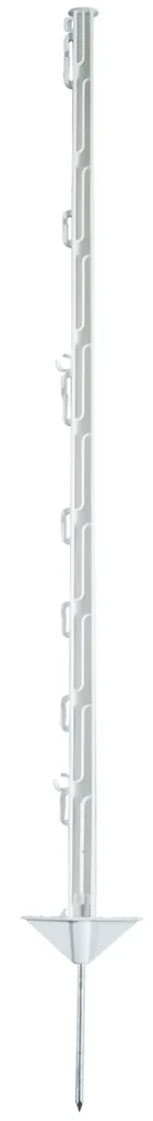 Kunststoffpfahl weiß 105 cm, 20er Karton