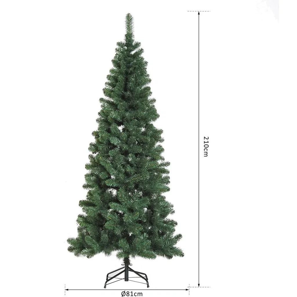 Tannenbaum mit Metallständer grün