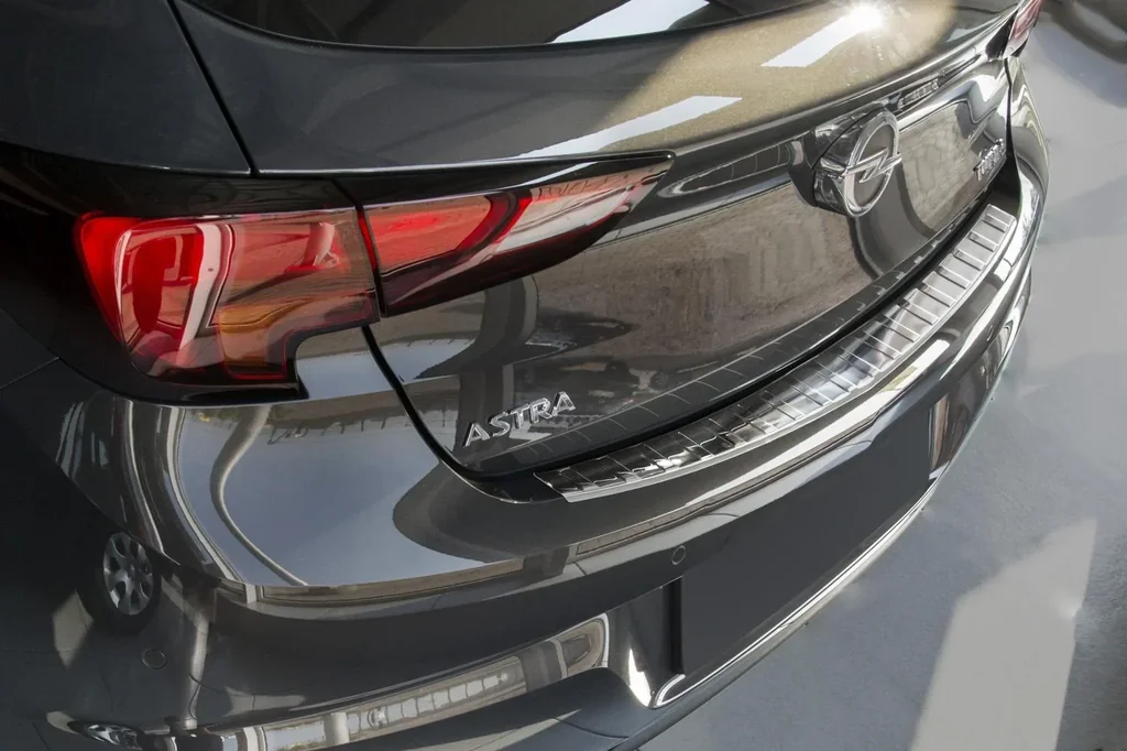 Ladekantenschutz Edelstahl für Opel Astra V (K) Hatchback (5-türer>, Baujahr 2015-2019, FL 2019>