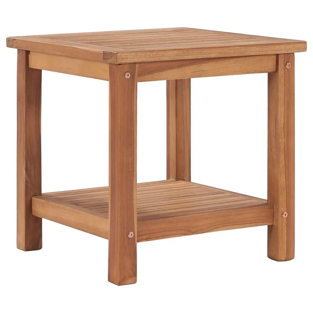Couchtisch 45x45x45 cm massiv Teak